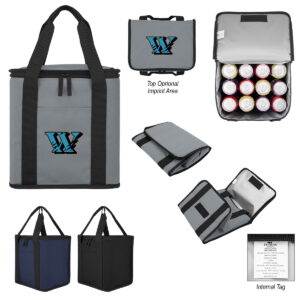 Flip ’N Chill rPET 24 Can Foldable Cooler Bag