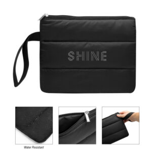 Luxe Puffer Wristlet Pouch