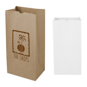 8# SOS Kraft Paper Bag - 6.12" x 12.43"