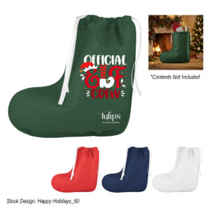 Stocking Shaped Non-Woven Gift Bag