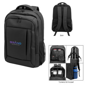 Deluxe Executive Grid rPET Laptop Backpack